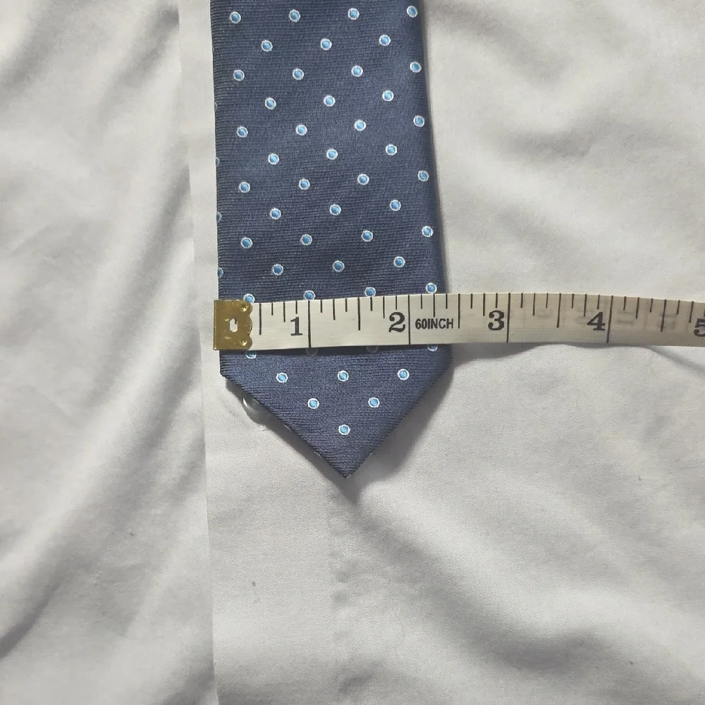 Navy Polka Dot Kids Tie